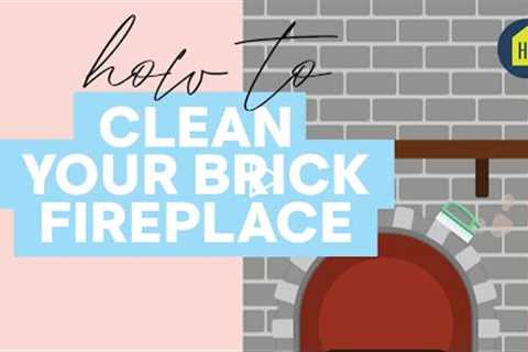 How to Clean Your Brick Fireplace I HB