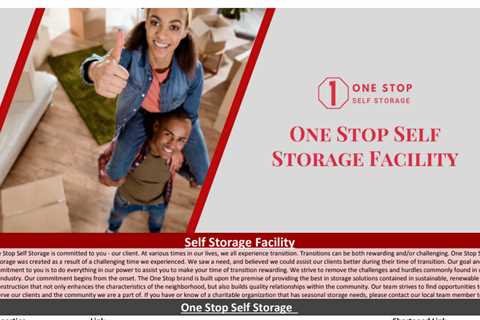 One Stop Self Storage Facility - Links