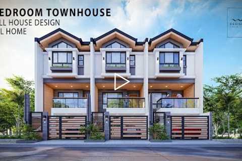 D01 | Small House Design | 5m x 13m Lot 3-Bedroom Townhouse