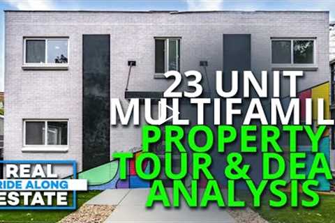 23 Unit Multifamily Real Estate Investment Property Deal Analysis & Tour | Real Estate Ride..