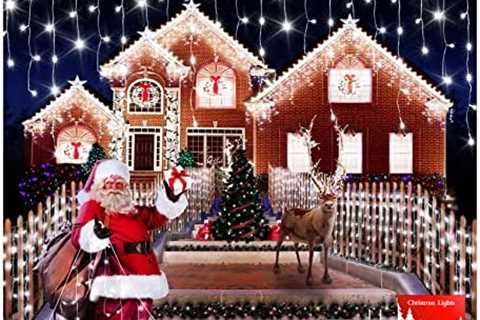 Christmas Lights 1600 LED 164FT Super Long Plug in 8 Modes with Timer Dimmable Christmas Lights..