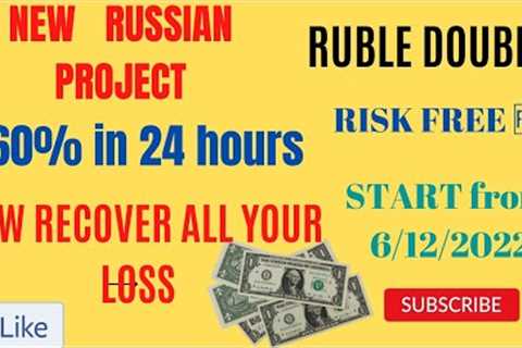 New Russian admin 160% in 24 hours. minimum deposit 30 Ruble join fast earn fast
