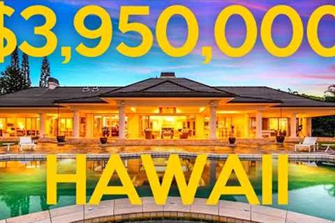 Inside a $3,950,000 Hawaii real estate property with amazing ocean views