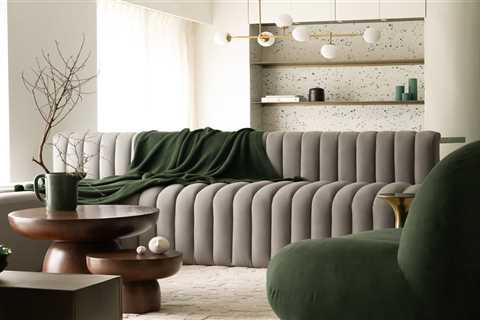 Deep Greens and Gold in This Renovated Apartment Exude Art Deco Opulence