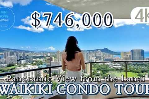 Hawaii Real Estate : PANORAMIC VIEW $746,000 (Waikiki) Spacious1/1/2+1Den-Canterbury Place