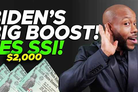 BIDEN’S BIG BOOST! $2000 4th Stimulus Check Update + Derek Chauvin + Major SSI Increase