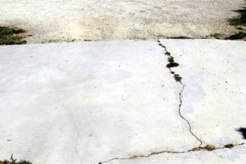 Why to repair concrete driveway cracks?