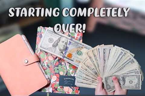 COMPLETELY RESTARTING MY CASH BUDGET | Restart your financial journey | I''M BACK! | #cashstuffing