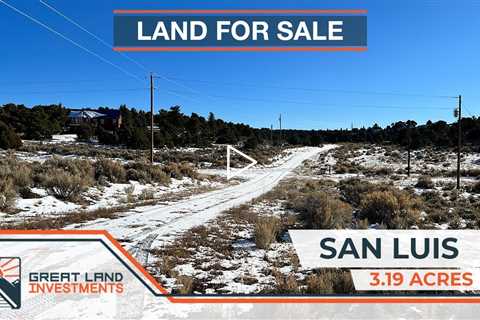 3.19-acres in Colorado, Next to Reservoir, Power & Water Available!
