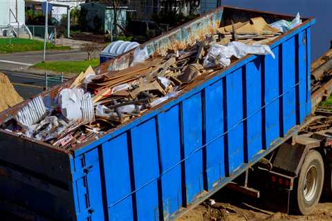 A Roll Away Dumpster Rental For All Types Of Junk Removal Following A Duncanville Home Appraisal