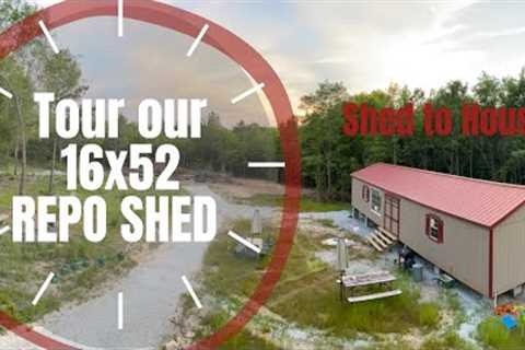 Shed Tour / 16 x 52 / Repo with Cost