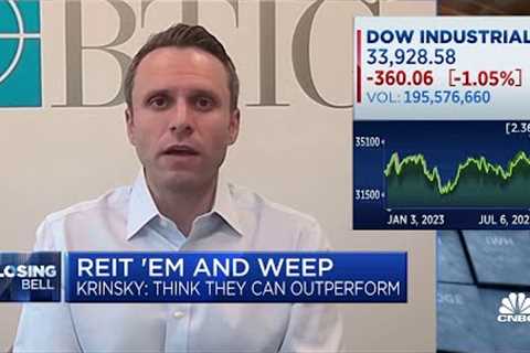 REITs beginning to break the 18-month downtrend, says BTIG''s Jonathan Krinsky