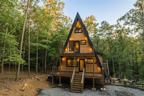 If You Love Autumn Foliage, You’ll Fall for This $1.2M A-Frame in the Blue Ridge Mountains