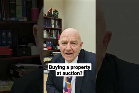 Buying a property at auction #shorts