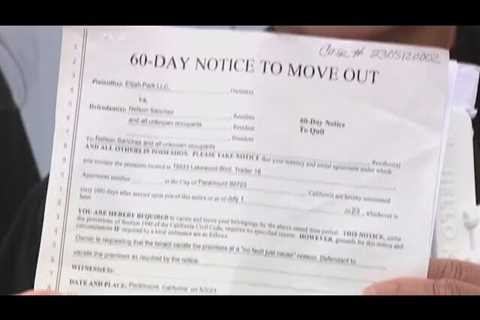 Paramount families get 60-day eviction notices