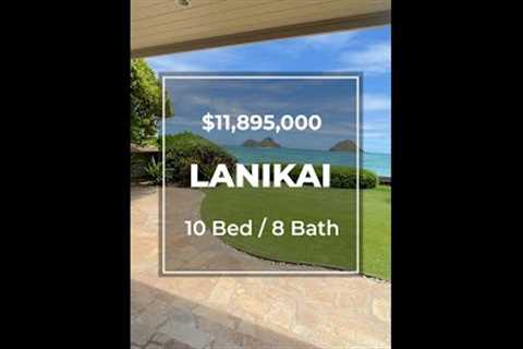 $12.9 M Lanikai Beach Mansion, Kailua Hawaii Real Estate