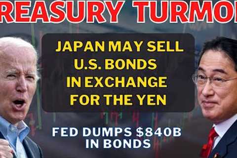 SHUTDOWN FEARS!  Fed Dumps $840B in Bonds, Japan & China May Sell Off U.S. Bonds too..