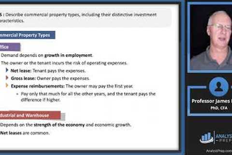 Overview of Types of Real Estate Investments (2024 Level II CFA® Exam – Alternative Investments)