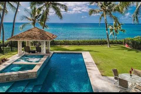 Oahu Hawaii Beach House - For Sale #beachfrontproperty #beachhouse #hawaii #oahu #forsale