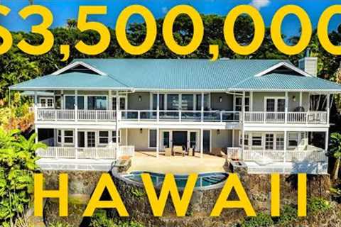INSIDE a HUGE Kona Home with Sweeping Ocean Views!