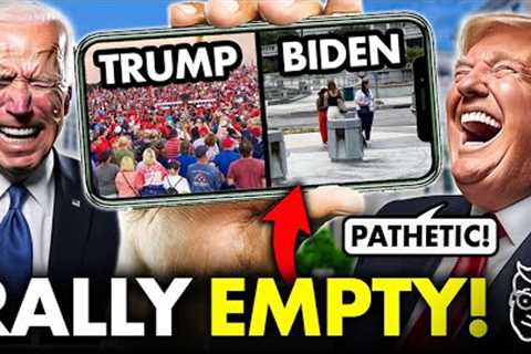 YIKES! Biden Rally Today Draws Less Than A DOZEN People in Must-Win State | Team Trump SAVAGES Joe..