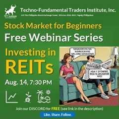 INVESTING IN REITS | FREE WEBINAR+ Weekly Charting Session