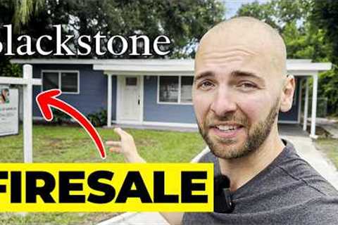 Blackstone is liquidating properties in Florida. “For sale signs are everywhere”.