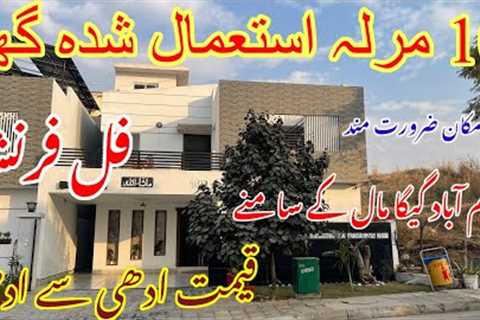 Fully Furnished 10 Marla House Clean Lines Architectural Marvel For Sale In Zaraj Islamabad!