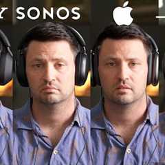 I COMPARED THEM ALL! Sonos Ace vs Apple vs Sony XM5 vs Bose QC Ultra!