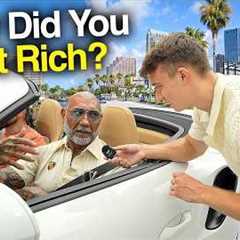 Asking Wealthy Americans How They Got Rich! (Florida)