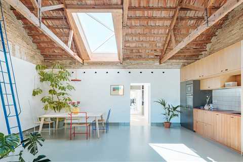 Knocking Out Partitions and a Drop Ceiling Loft-ified This ’60s Spanish Home