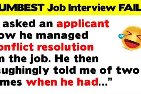 The FUNNIEST, Dumbest Job Interview FAILS!