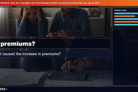 Medical inflation and tax changes are increasing health insurance premiums by up to 40%