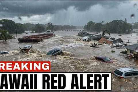 Shocking Images Of Hawaii''s EXTREME Historical Flood - $1 Billion In DAMAGES, Wahiawa Dam FAILS?!