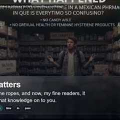 How am I meant to find anything in a Mexican pharmacy and why is everything so confusing?